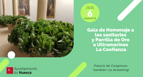 El Ayuntamiento de Huesca celebra la Gala de Homenaje a los sanitarios por su lucha contra el Covid-19 y entrega la Parrilla de Oro a Ultramarinos La Confianza