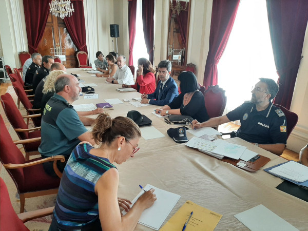 Las Fuerzas y Cuerpos de Seguridad trabajarán de forma coordinada para garantizar el buen transcurso de las Fiestas