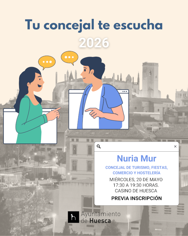 La concejala Nuria Mur protagonizará el próximo 20 de mayo la última sesión de “Tu concejal te escucha” antes del verano
