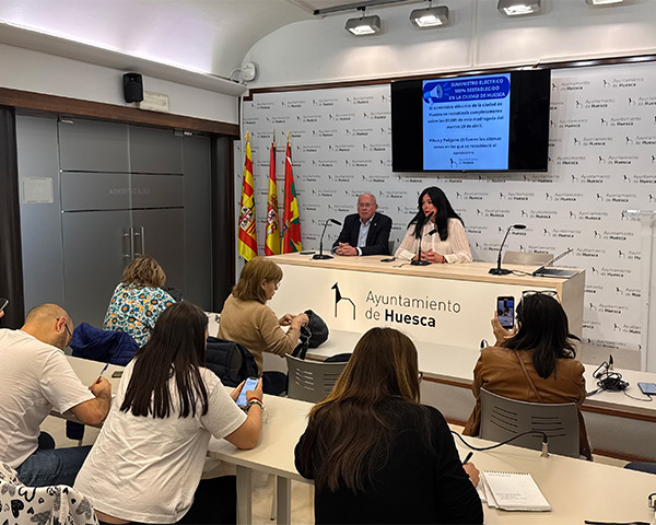 Huesca recupera el 100% del suministro eléctrico y desactiva el nivel 1 del Plan Municipal de Protección Civil