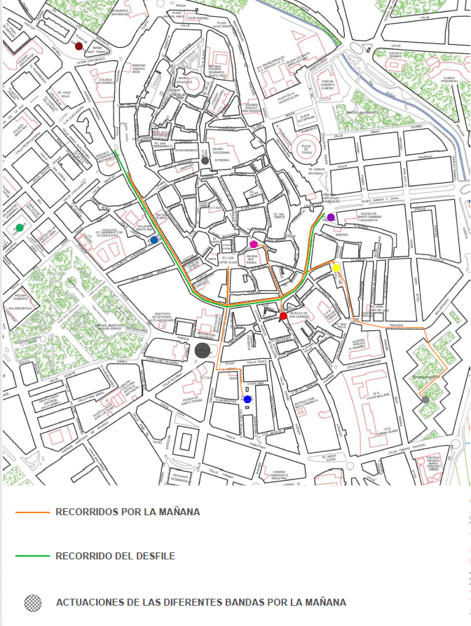 Afecciones al tráfico con motivo de la celebración del XIX Certamen de Bandas Ciudad de Huesca
