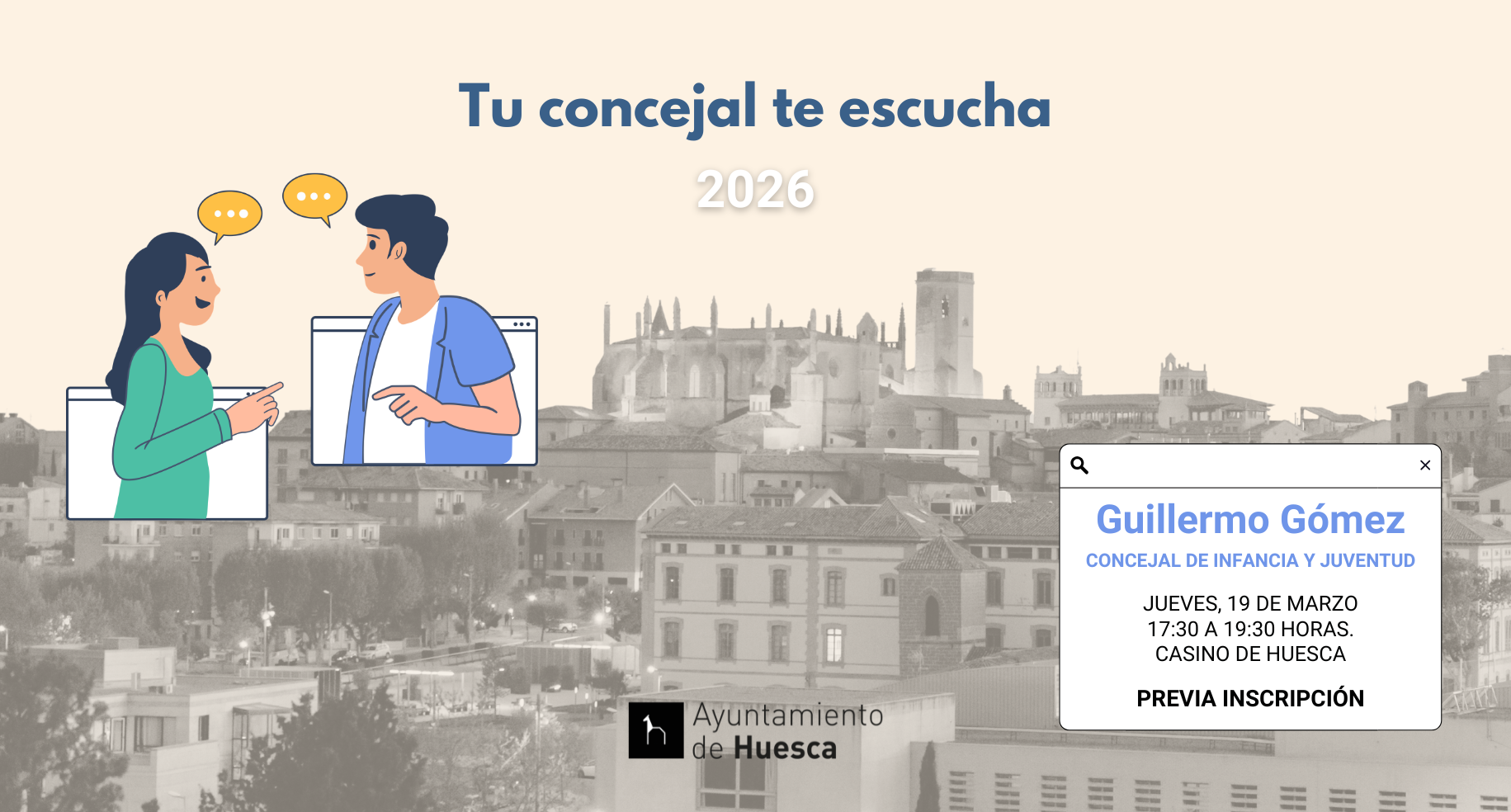 “Tu concejal te escucha” regresa el 19 de marzo con el concejal de Infancia y Juventud, Guillermo Gómez