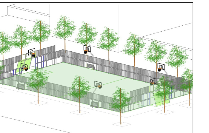 Imagen Adjudicada la nueva pista multideportiva de la calle Zacarías Martínez