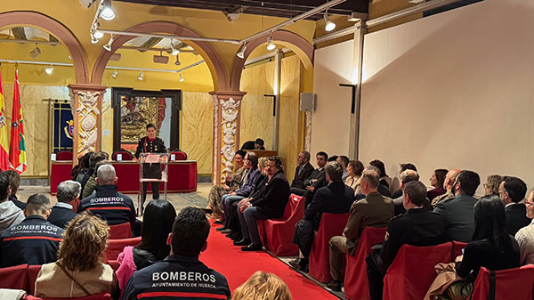 El Servicio de Prevención, Extinción de Incendios y Salvamento de Huesca celebra la festividad de San Juan de Dios