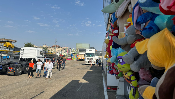 El recinto ferial, a punto para las fiestas de San Lorenzo