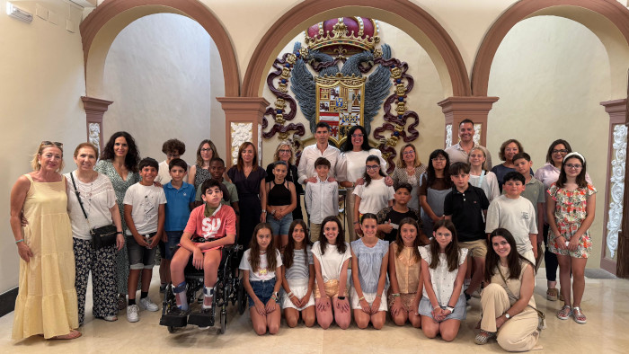 Las niñas y los niños toman la palabra en el Pleno del Ayuntamiento de Huesca 