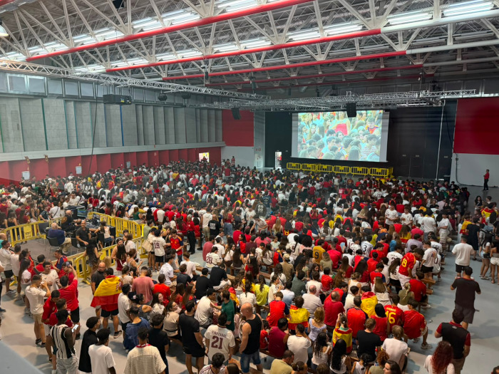 La final del Mundial entre España y Argentina podrá seguirse en dos pantallas en el Palacio de Congresos de Huesca
