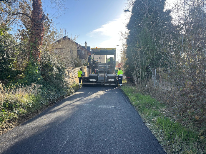 Imagen Recta final de las obras de las vías ciclables