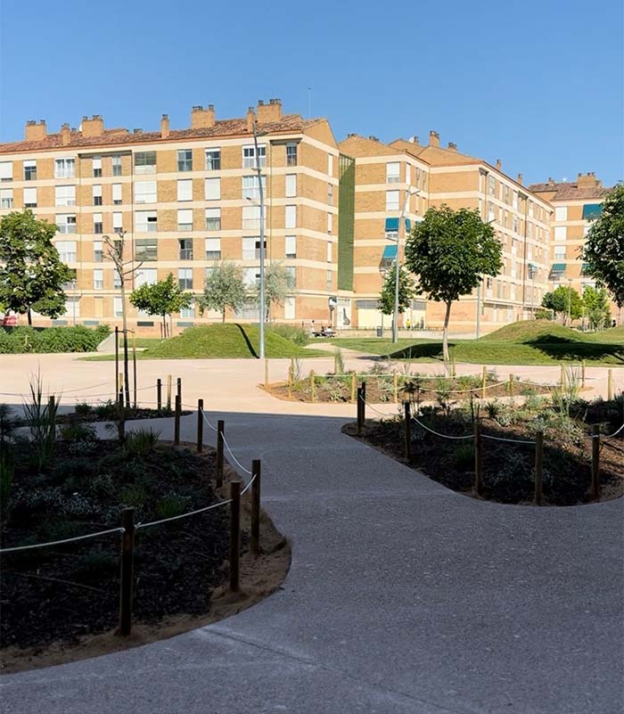 Huesca inaugura la Fase 5 del Parque San Martín, ejemplo nacional de naturalización urbana