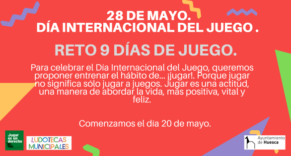 Las Ludotecas Municipales proponen nueve días de juego para celebrar el Día Internacional del Juego