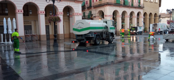 Recogidas más de 137 toneladas de residuos en los dos primeros días de las fiestas de San Lorenzo