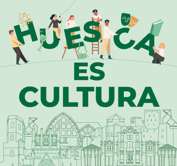 pantallazo cartel Huesca es cultura pantallazo cartel Huesca es cultura