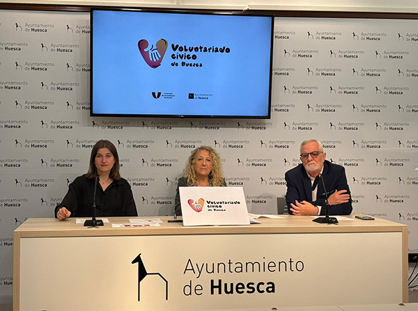 Presentación del nuevo logotipo para el Voluntariado Cívico de Huesca Presentación del nuevo logotipo para el Voluntariado Cívico de Huesca