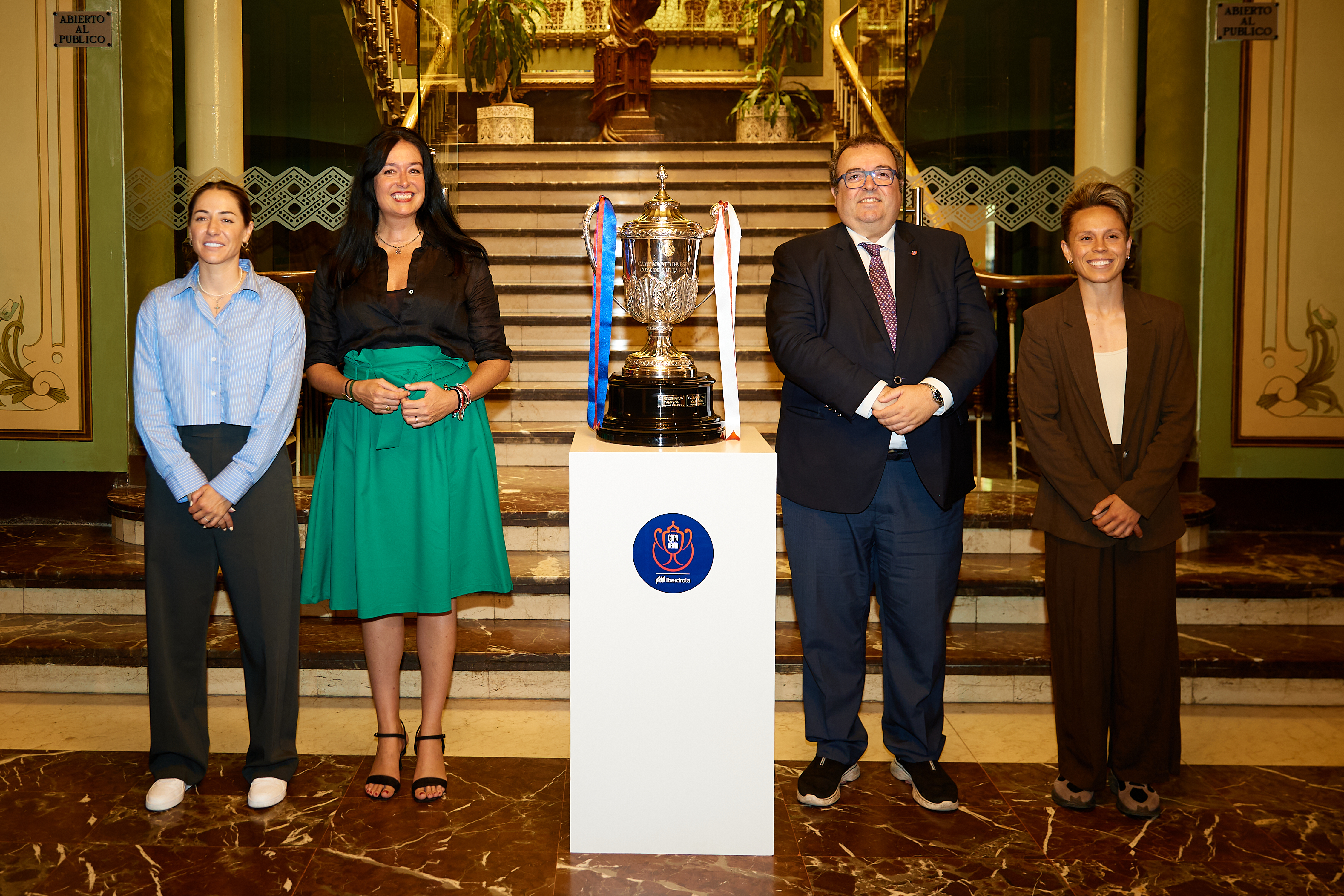recibimiento copa de la reina 