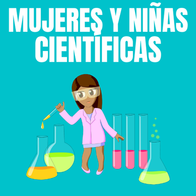 Imagen Libros con mujeres y niñas científicas